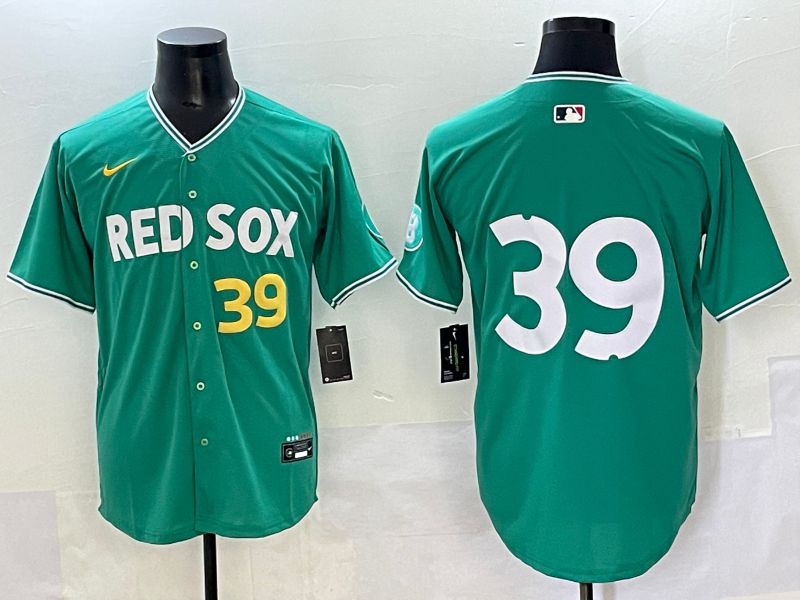 Men 2025 Boston Red Sox #39 No Name Dark Green Joint Name Nike MLB Jersey style 5->boston red sox->MLB Jersey